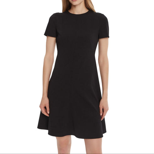 Abito Donna corto, con scollatura girocollo e zip posteriore